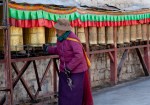 Pilgrim at Prayer&nbsp;Wheels