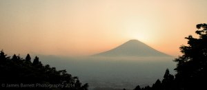 Mt.Fugi at sunset